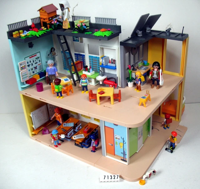 Playmobil City Life 71327 Ecole Aménagée, Comprenant Un étage Et Un Jardin Sur Le Toit Un Ascenseur Permet Dacceder Facilem Amz B Playmobil City Life 71327 Ecole Aménagée, Comprenant Un étage Et Un Jardin Sur Le Toit Un Ascenseur Permet Dacceder Facilem Amz B