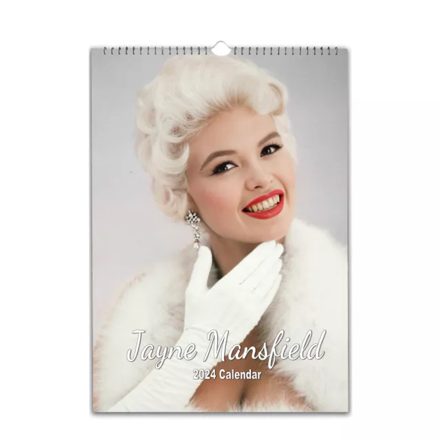 ICONIC JAYNE MANSFIELD Full Photo 2024/25 personalised Calendar 31.35