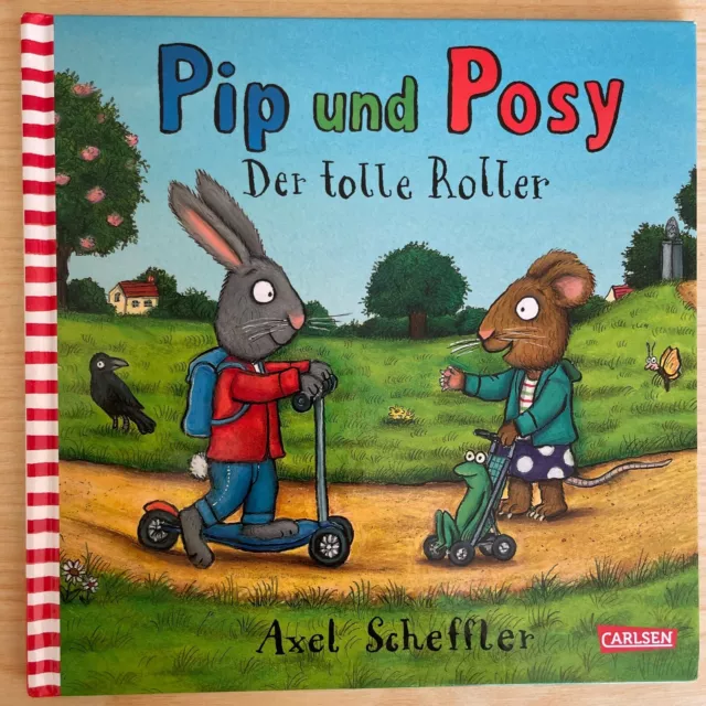 S44 Kinderbuch Pip und Posy Der tolle Roller Scheffler Carlsen  sehr wenig leich