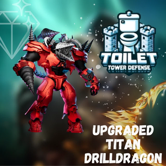 Union Arena Attack On Titan Upgraded Titan Drill Man Per Toilet Tower Defense (Roblox) - Carta Gioco Potenziata, Economica E Veloce Tidal Master - Foto 5