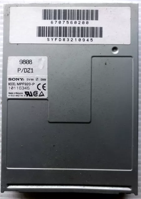 Sony MPF920-P IDE 3.5" 1.44MB Floppy Disk Drive FDD Desktop Faceless 2