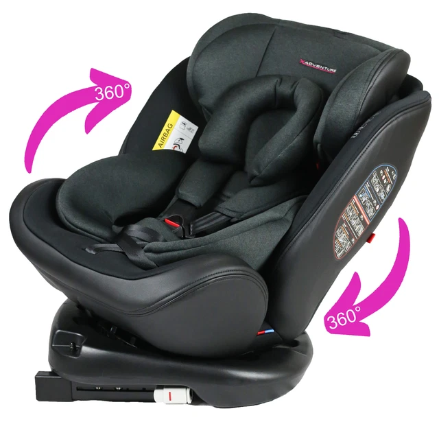 Kindersitz 360 Grad Drehbar Mit Isofix KINDERSITZ 0-36 KG Isofix 360 Grad drehbar XAdventure Quickfix Carseat