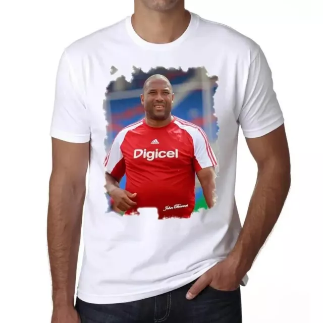 Uomo Maglietta John Barnes T-shirt Stampa Grafica Divertente Vintage Idea Regalo