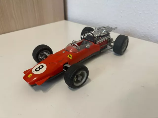 Schuco 1073 Ferrari F2 Rennwagen Blechspielzeug  Uhrwerk