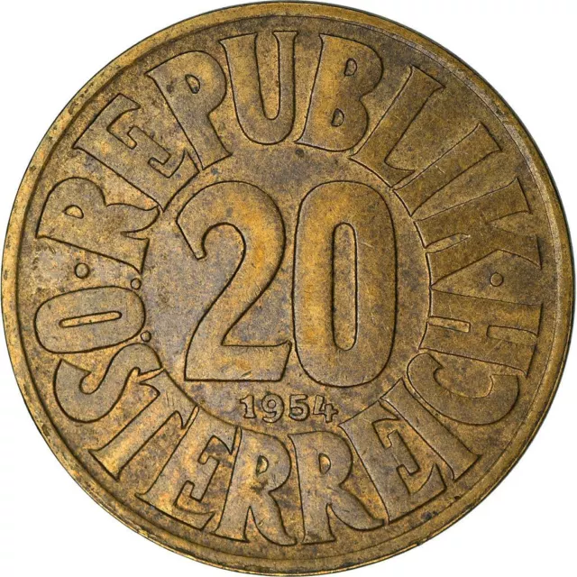 Austria | 20 Groschen Coin | 1950 - 1954