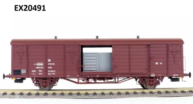 Exact - Train EX20491 DR 2er-Set Gbs-t [1530] Küchenwagen mit Küche 7 Sicken und