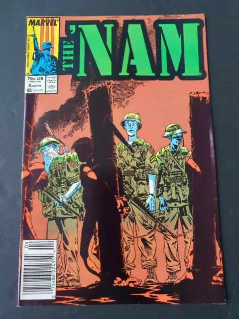 Nam #5  Marvel Comics 1987 Vf/Nm Newsstand