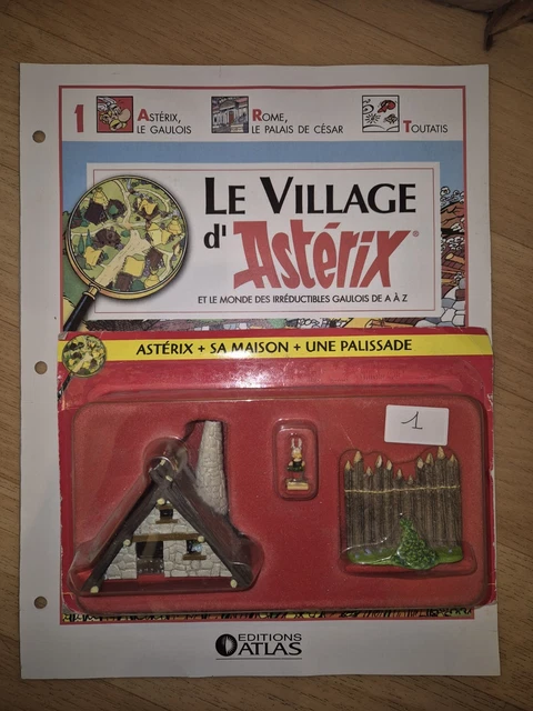Village Astérix Complet - 60 Figurines En Plomb Atlas 2005 - Collection NEUVE