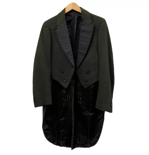 Antique Victorian Edwardian Era Mens Suit Jacket Tail Coat 19th Century