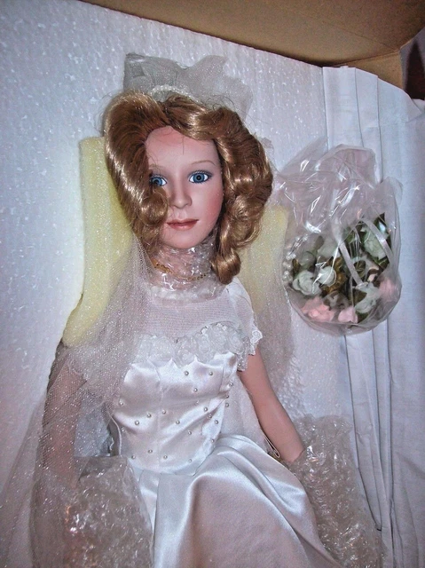 Ashton Drake / Titus Tomescu Porcelain Bride "Two Hearts As One" With Coa