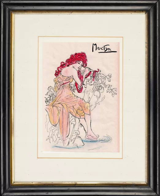 Alfons Mucha - OLD INK !!! Best PRICE !!!