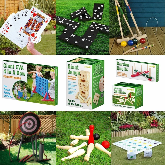 LARGE GIANT FAMILY Kids Fun Outdoor Garden Patio Lawn Games Party BBQ ...