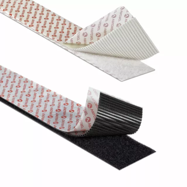 VELCRO® HOOK and LOOP SELF ADHESIVE VELCRO & SEW STITCH ON VELCRO Sticky Strips 2