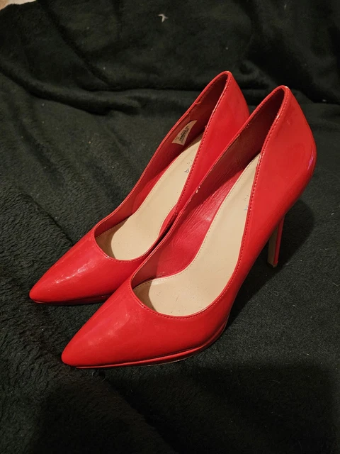 carvela red suede shoes