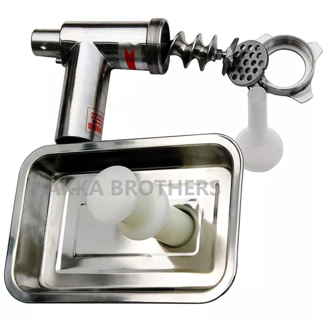 Hakka #12 Commercial Meat Grinder Head Stainless Steel Kitchen Chopper Head