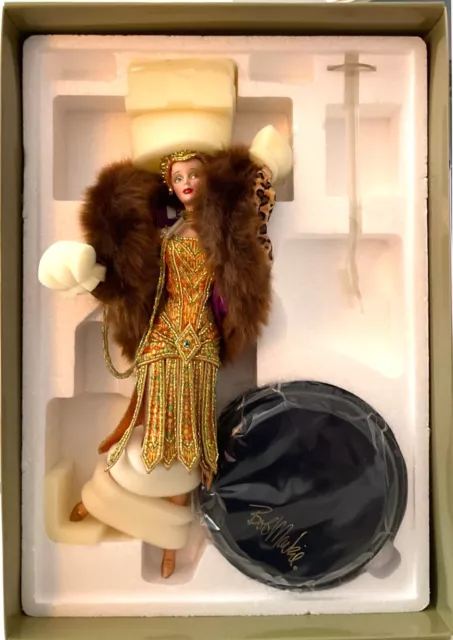 The Charleston Porcelain Barbie Doll, Bob Mackie Celebration Of Dance, 2000 Nrfb