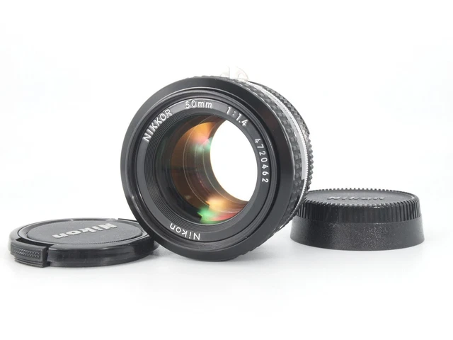 Nikon Ai NIKKOR 50mm f/1.4 MF Standard Prime Lens for F Mount [Near Mint] JAPAN