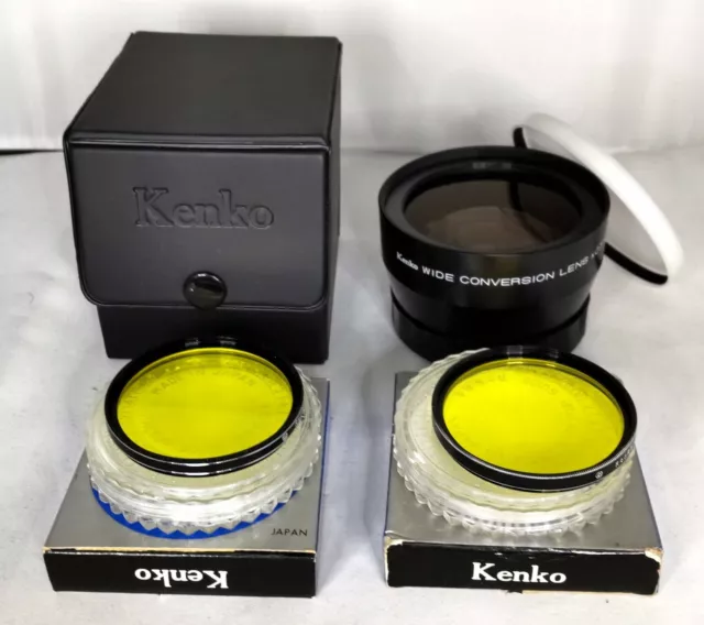 【Near Mint】KENKO Wide conversion Lens, 2 Optical Filter from Japan #0112