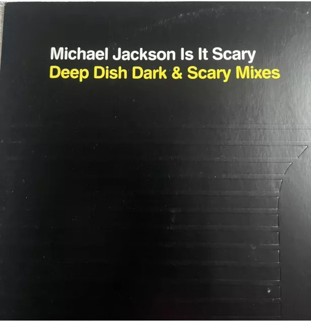 Michael Jackson - Is It Scary (Deep Dish Mixes) 12" Promo *VGC/Never Played*