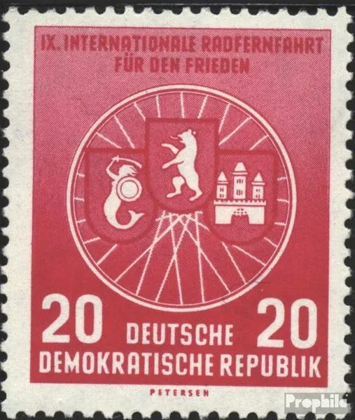 DDR 522 postfrisch 1956 Internationale Radfernfahrt für den