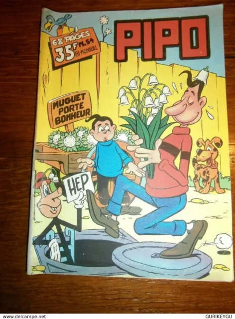  PIPO N° 54 du 05-05-1955 LUG MARCELLIN PETZI L'OURS MARTIN rodeo 45 tex au dos