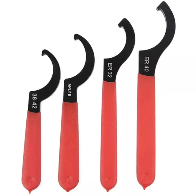 Coilover Wrench, Hook Wrenches Tools Set Shock Spanner Wrench Set C-Shape8518