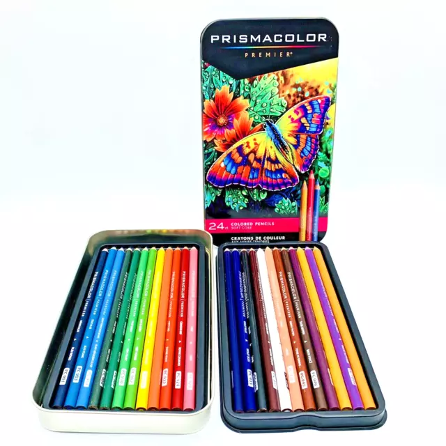 Prismacolor Premier Soft Core Colored Pencil Set of  12,24,36,48,72,132,150Colors