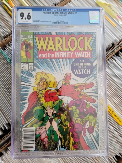 Warlock and the Infinity Watch # 2 CGC 9.6 Newsstand White Pages