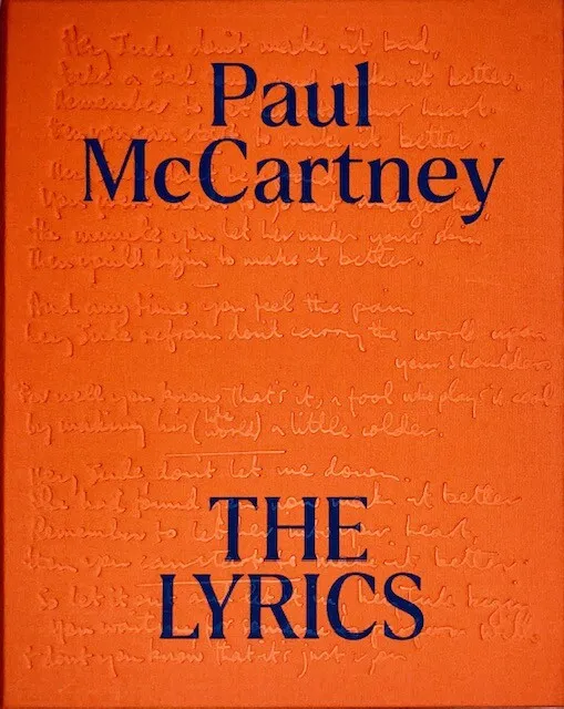 Paul Mccartney Signed The Lyrics Book Deluxe Limited Edition 57/175 Rare! Wow!