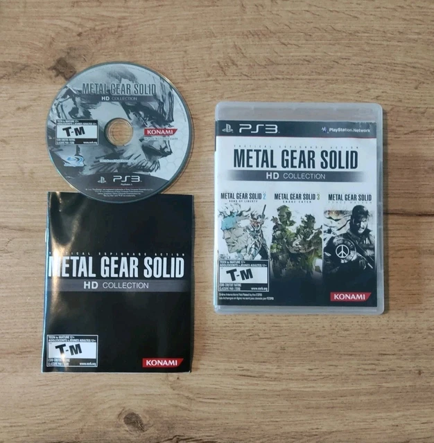Metal Gear Solid HD Collection PS3 Complet FR TBE