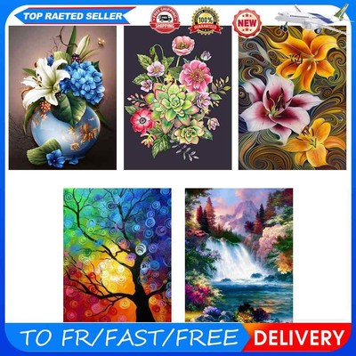 K2 Diamond Painting girl and the flower Full Round K2B 