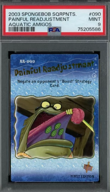 2003 UD Spongebob Squarepants Aquatic Amigos Tough Loss Bubble