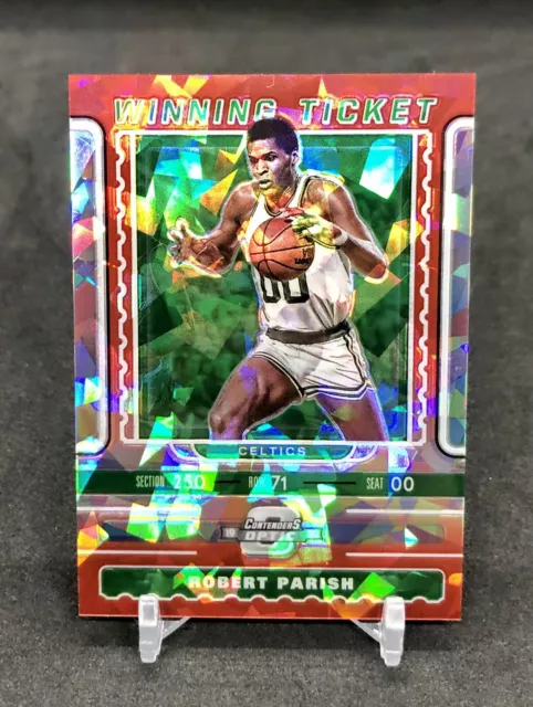 2019-20 Contenders Optic Robert Parish RED CRACKED ICE PRIZM SSP Winning Ticket!