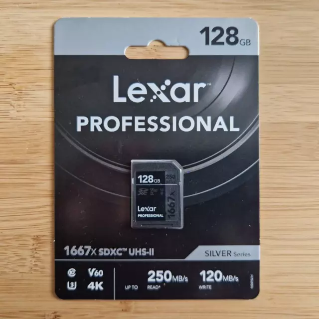 Tarjeta de memoria Lexar Professional 1667x SDXC UHS-II 128 GB - ¡SIN PRECIO BASE!¡!