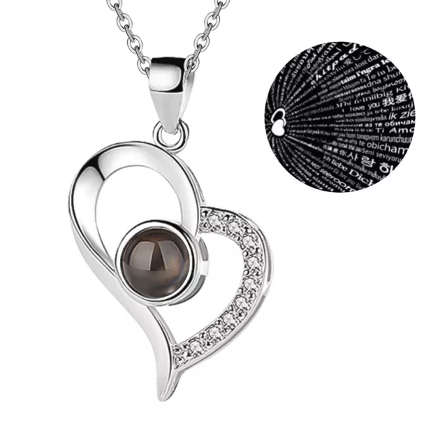 Valentine's Day Gift Necklace Clavicle Neck Jewelry Pendant Necklace Projection