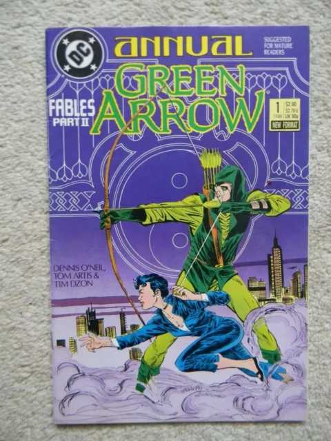 GREEN ARROW ANNUAL #1 - DC Comics - 1988 - Fables Part 2 story