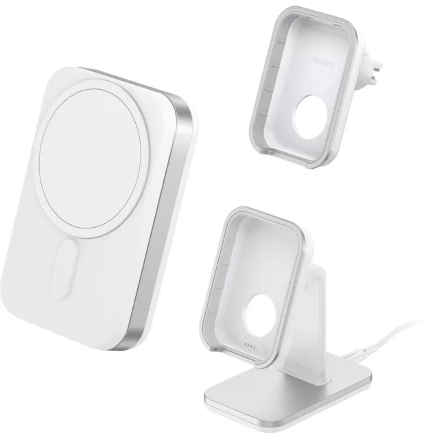 OtterBox Multi-Mount Power Bank with MagSafe MFi approved (15W) - Future (White)