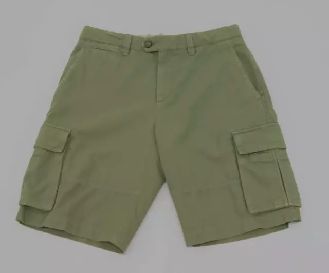 NWT $1095 Brunello Cucinelli Mens Cargo Shorts W/Logo Accents Size 50/ 34US A238