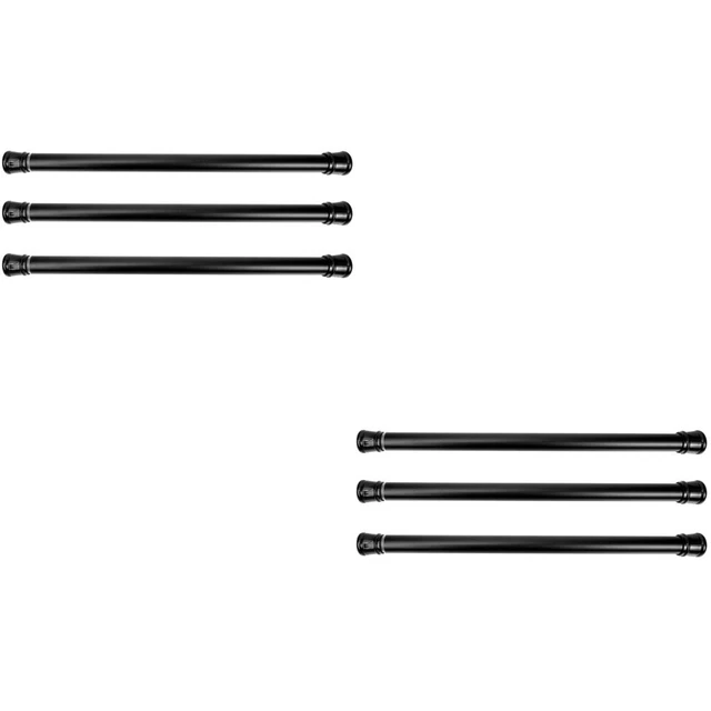 Asta Per Tende Umbra Ringlet - 1 Pollice Con Staffe | Acciaio Inossidabile Oro - Foto 9