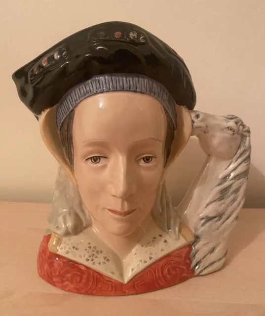 Large Royal Doulton Character Toby Jug - Anne of Cleves D6653 1st Quality Mint
