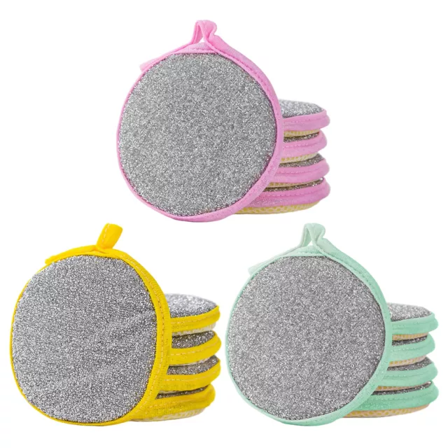 5Pcs Dishwashing Brush Multi-Purpose Pot Cleaning Sponge Magical Kitchen Gadgets