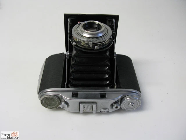 Agfa Isolette III 6x6 Klappkamera Objektiv Apotar 1:4,5/85 mm Entfernungsmesser 3