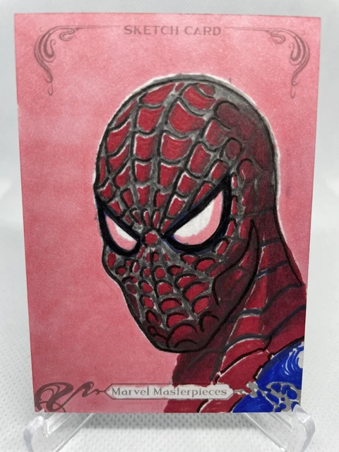 2018 Upper Deck Marvel Masterpieces Sketch Card - Spider-Man By Clint Langley 🕷