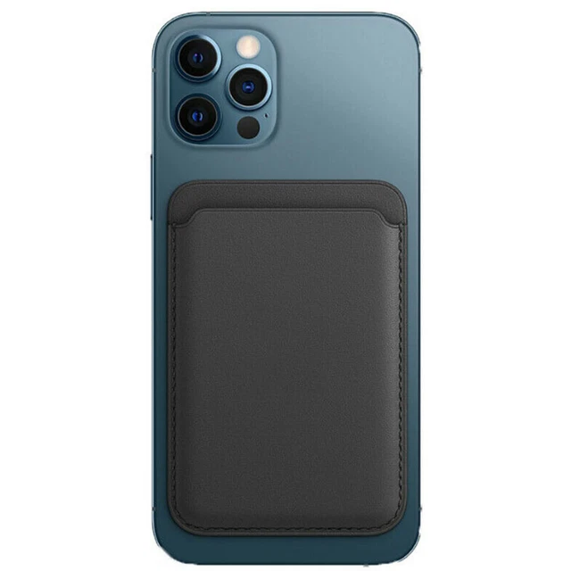 For iPhone 12 Pro Max 12 Mini Magnetic Mag Safe Leather Cards Wallet Holder Case