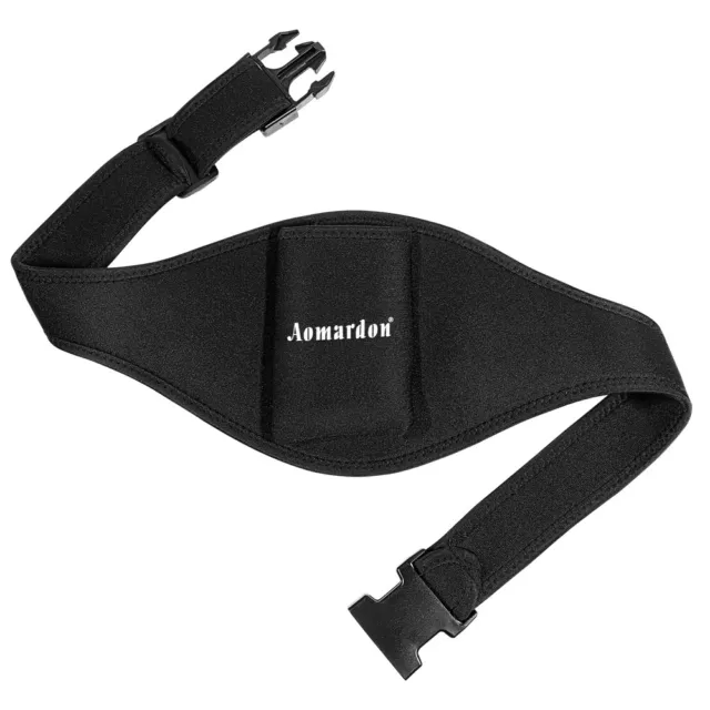 Adjustable Mic Belt for Vertical Transmitter, Running Waist Bag - Black