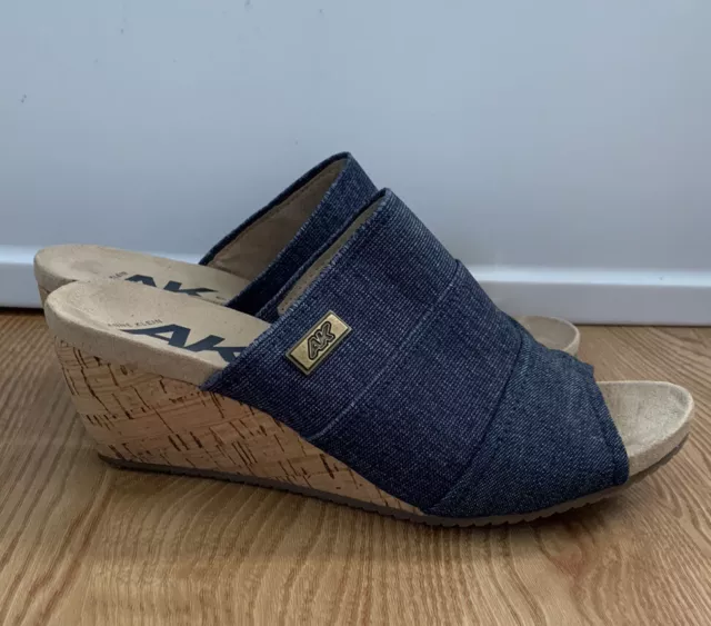 ANNE KLEIN SPORT Chanay Wedge Sandals size 8M 30.02 PicClick UK