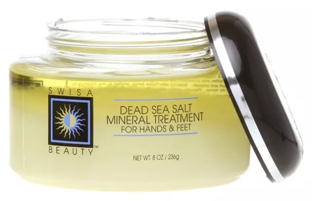 Swisa Beauty Dead Sea Salt Mineral Treatment - Exfoliating Dry and Dead Skin.