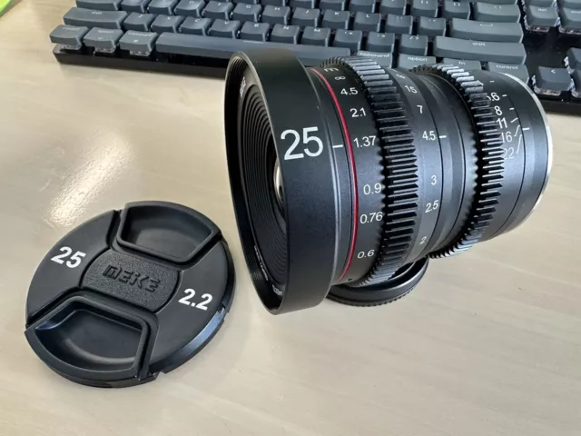 Meike 25mm T2.2 Cine Lens - Fuji X Mount