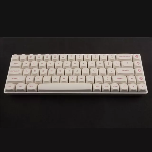 126-Key PBT Keycaps Dye-Sub for MX-Switches Gaming Mechanical Keyboard White