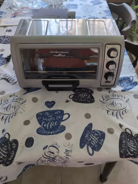Hamilton Beach Easy Reach 6 Slice Toaster Oven 31127D (Read)